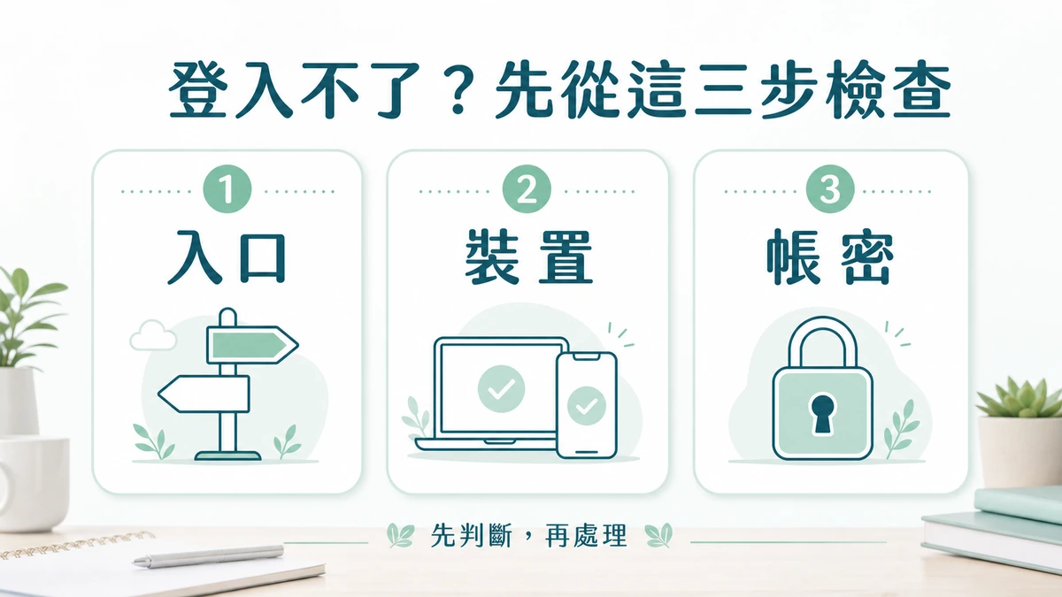 BC博粹登入失敗怎麼辦？先從入口、裝置與帳密拆解問題