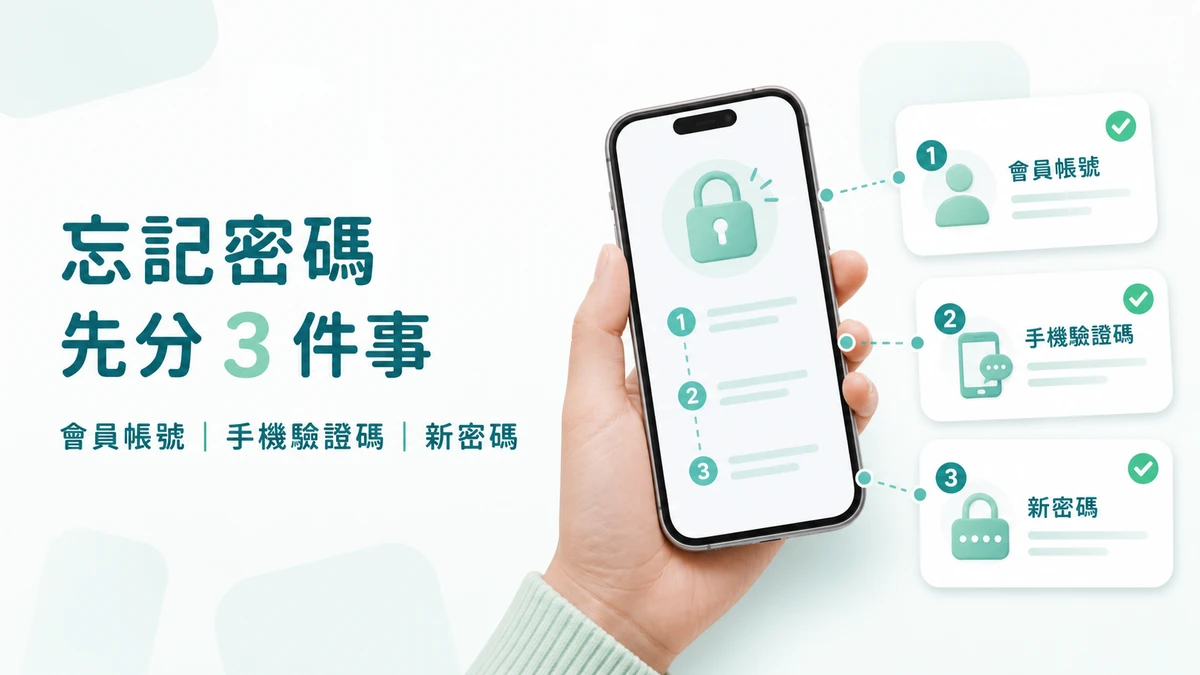 BC 博粹忘記密碼卡在登入頁？照這 4 步重設，不必一直猜舊密碼
